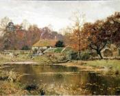 autumn day farm - 爱德华·威尔金斯·韦特